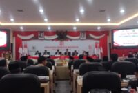 Foto : Sidang paripurna DPRD Pamekasan mendengarkan pidato kenegaraan Presiden Republik Indonesia Prabowo Subianto di gedung DPRD Pamekasan pada Kamis (14/8)