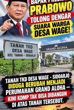TANAH TKD WAGE DIPERTANYAKAN, GRAND ALOHA BERDIRI DI ATAS LAHAN YANG DIDUGA ASET DESA